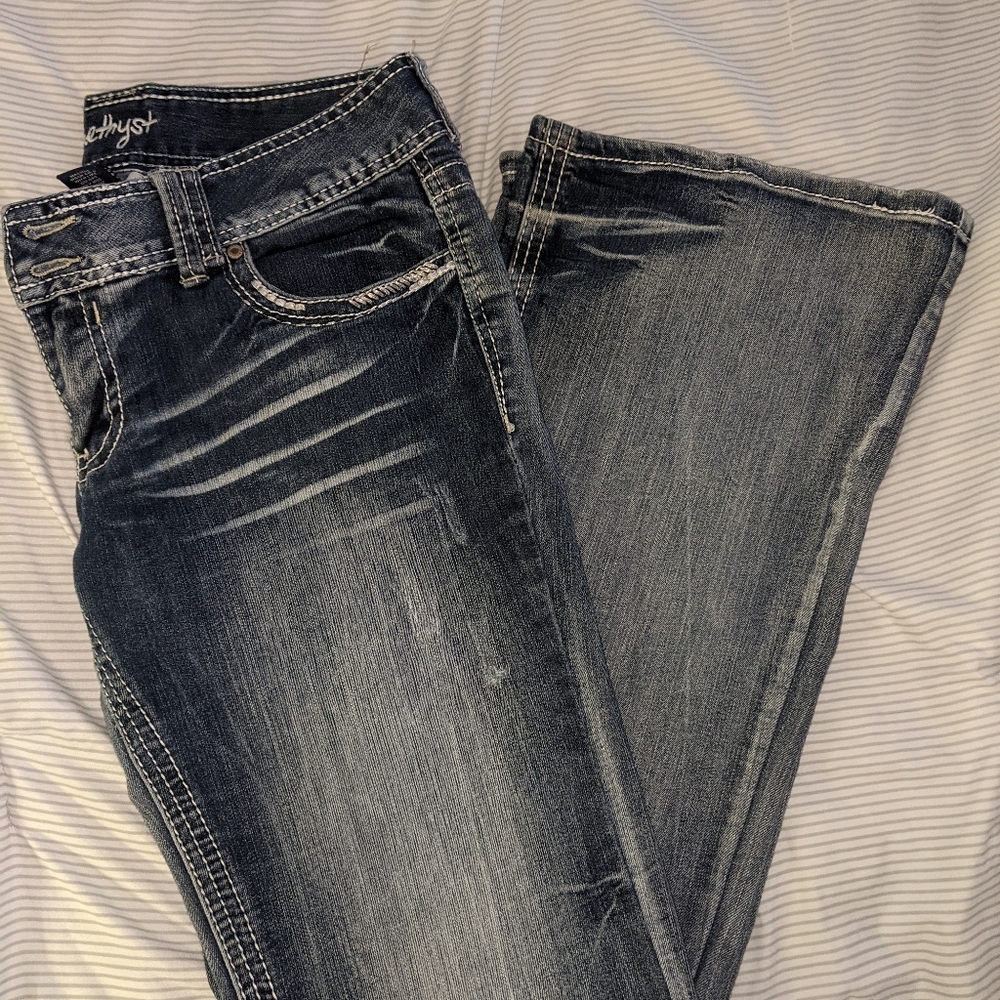 Amethyst Jeans Flare Bottom